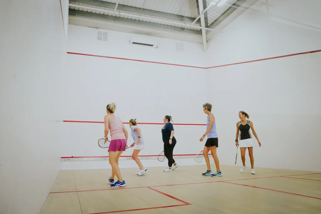 Ladies squash at St George's Hill Lawn Tennis Club Weybridge