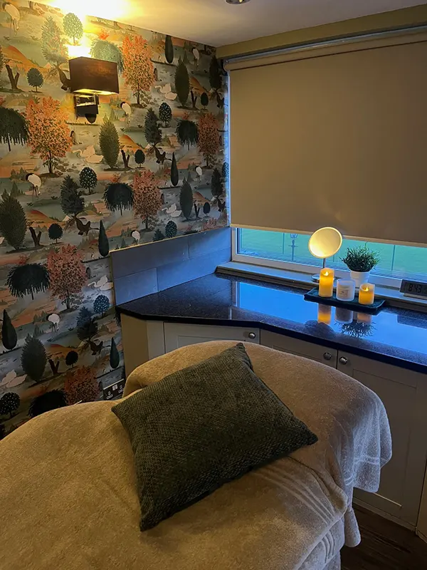 Spa treatment room